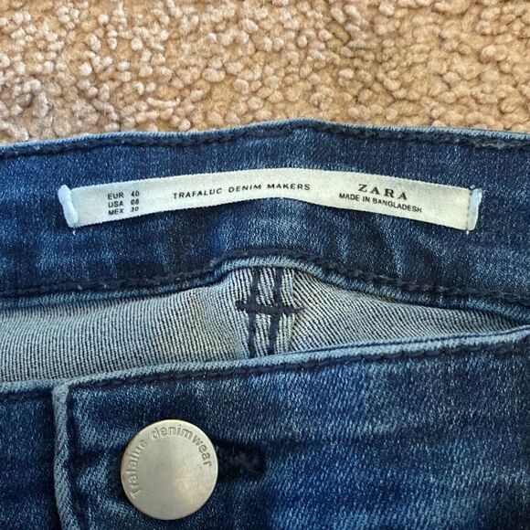Zara distressed skinny jeans 8 - Picture 6 of 7